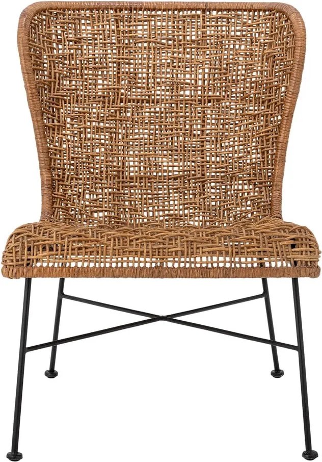 Poltrona con intreccio in colore naturale Somme - Bloomingville