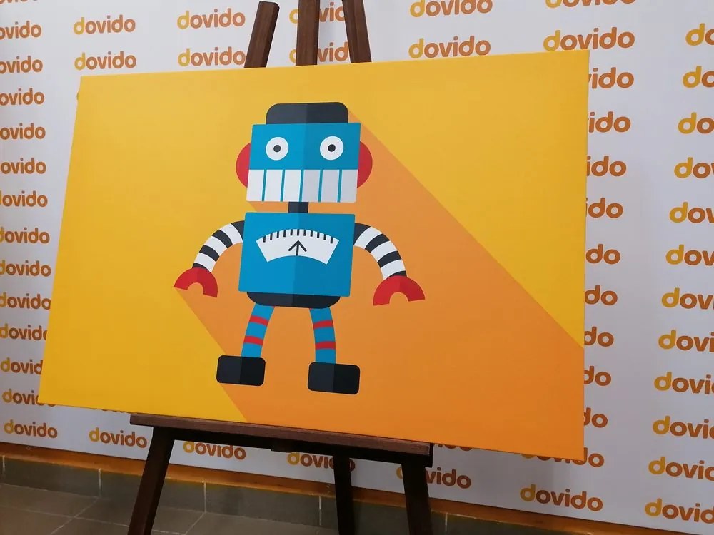 Stampa su tela – Robot allegro