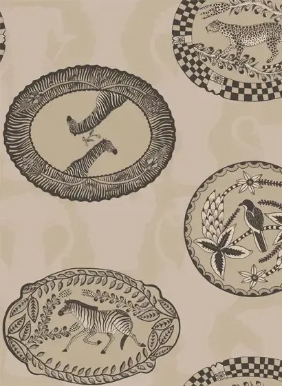 Cole & Son Carta da parati Matrinah - Gilver/ Stone