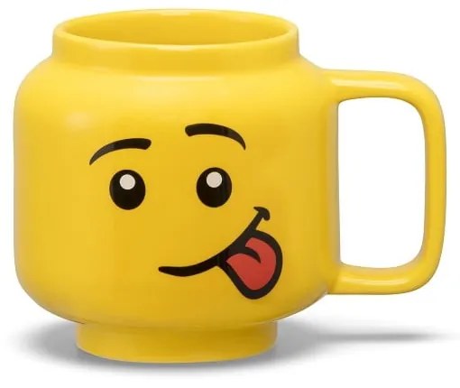 Tazza per bambini in ceramica gialla 255 ml Head - LEGO®