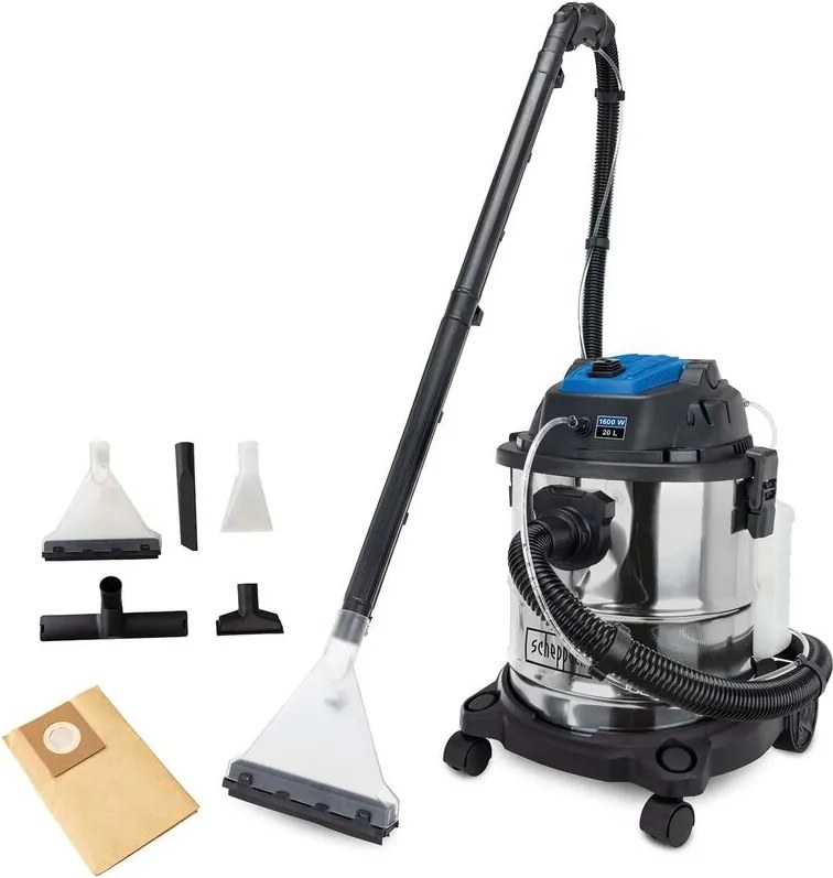 Scheppach - Aspiratore lava moquette tessuti tappezzerie 1600w sprayvac20