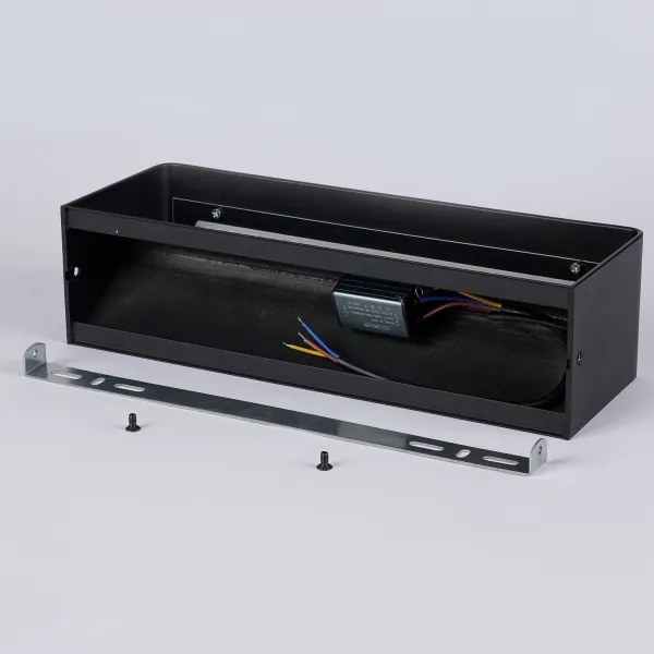Brilagi - Applique da esterno DONNANI a LED, 12W/230V, 30 cm, nera, IP44