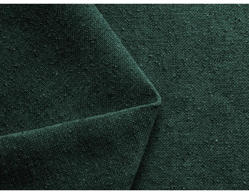 Letto matrimoniale imbottito verde scuro con contenitore a griglia 180x200 cm Hauke - Makamii