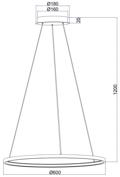 Globo 67192-29 - Lampadario LED su filo RALPH LED/29W/230V