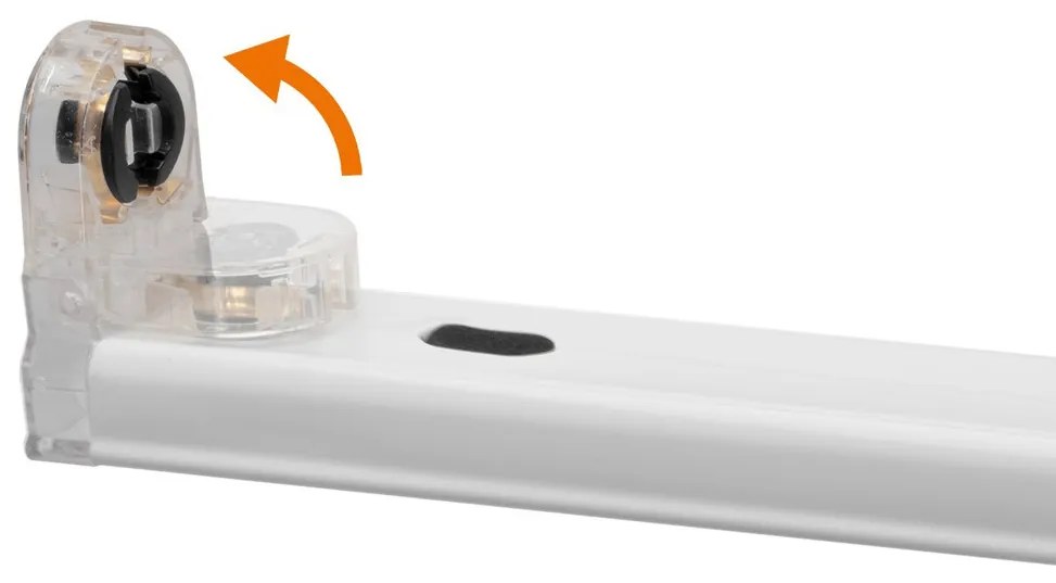 Reglette Portatubo per Tubo LED T8 da 60cm - Alim. Unilaterale