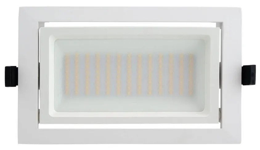 Faro LED da Incasso 44W Foro 210x130 Bianco con driver Philips Colore Bianco Caldo 3.000K