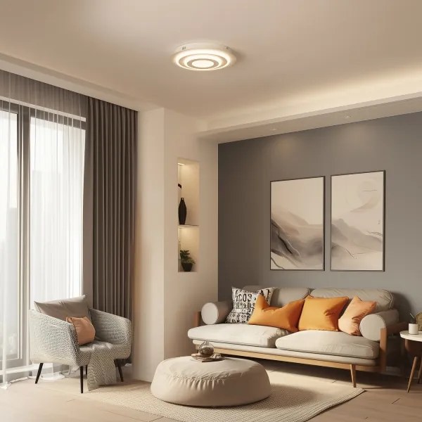 Wofi 9464.01.06.9000 - Plafoniera LED FLYNN LED/25W/230V