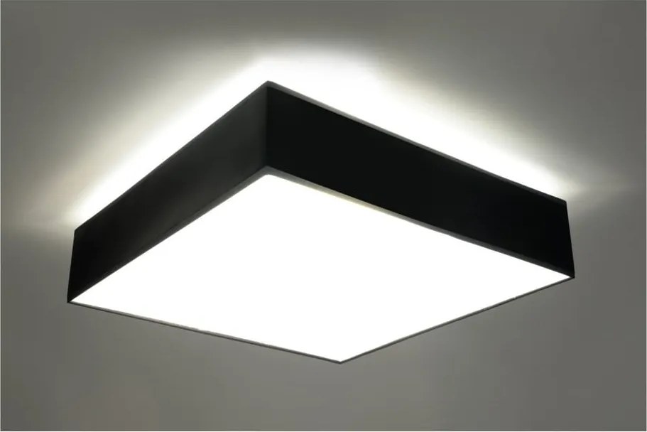 Plafoniera nera a soffitto Mitra - Sollux