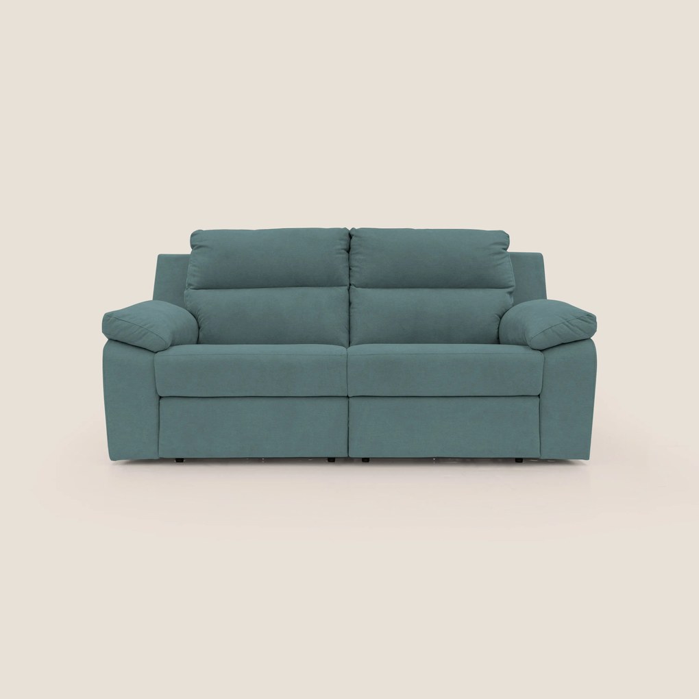 Romeo Divano relax con recliner elettrico in morbido tessuto impermeabile T02