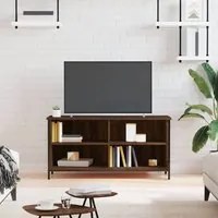 Mobile Porta TV Rovere Marrone 100x40x50 cm Legno Multistrato 832777