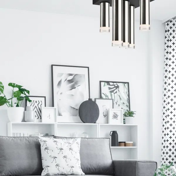 Lampadario a plafone DIEGO 5xE27/60W/230V