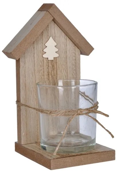 Brilagi - Legno tea chiaro a candela holder