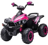 Quad Elettrico per Bambini 12V ATV Speed Rosa