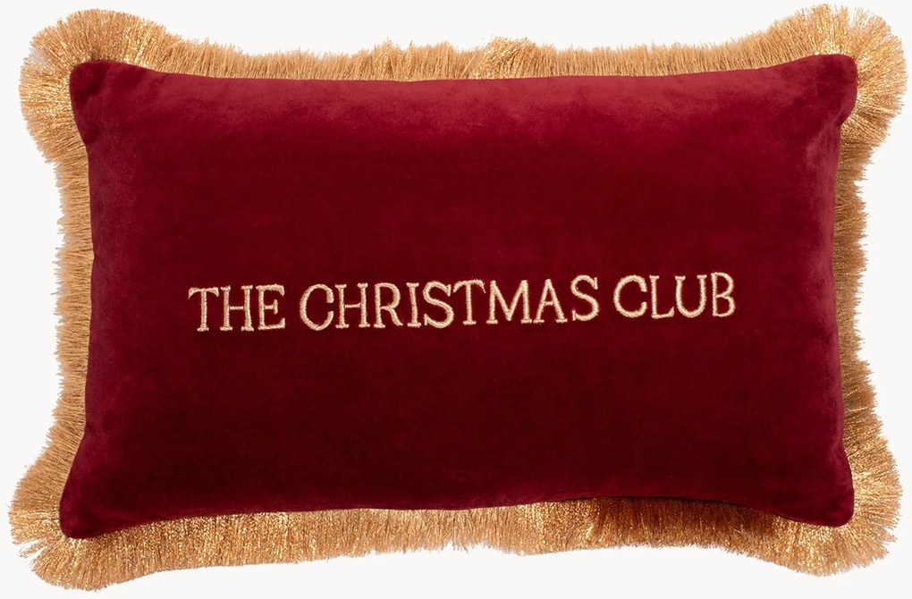 Cuscino in velluto The Christmas Club