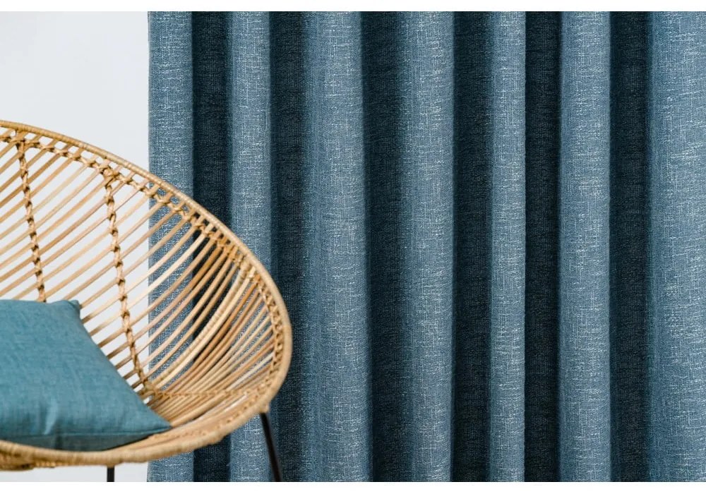 Tenda blu 140x245 cm Riva - Mendola Fabrics