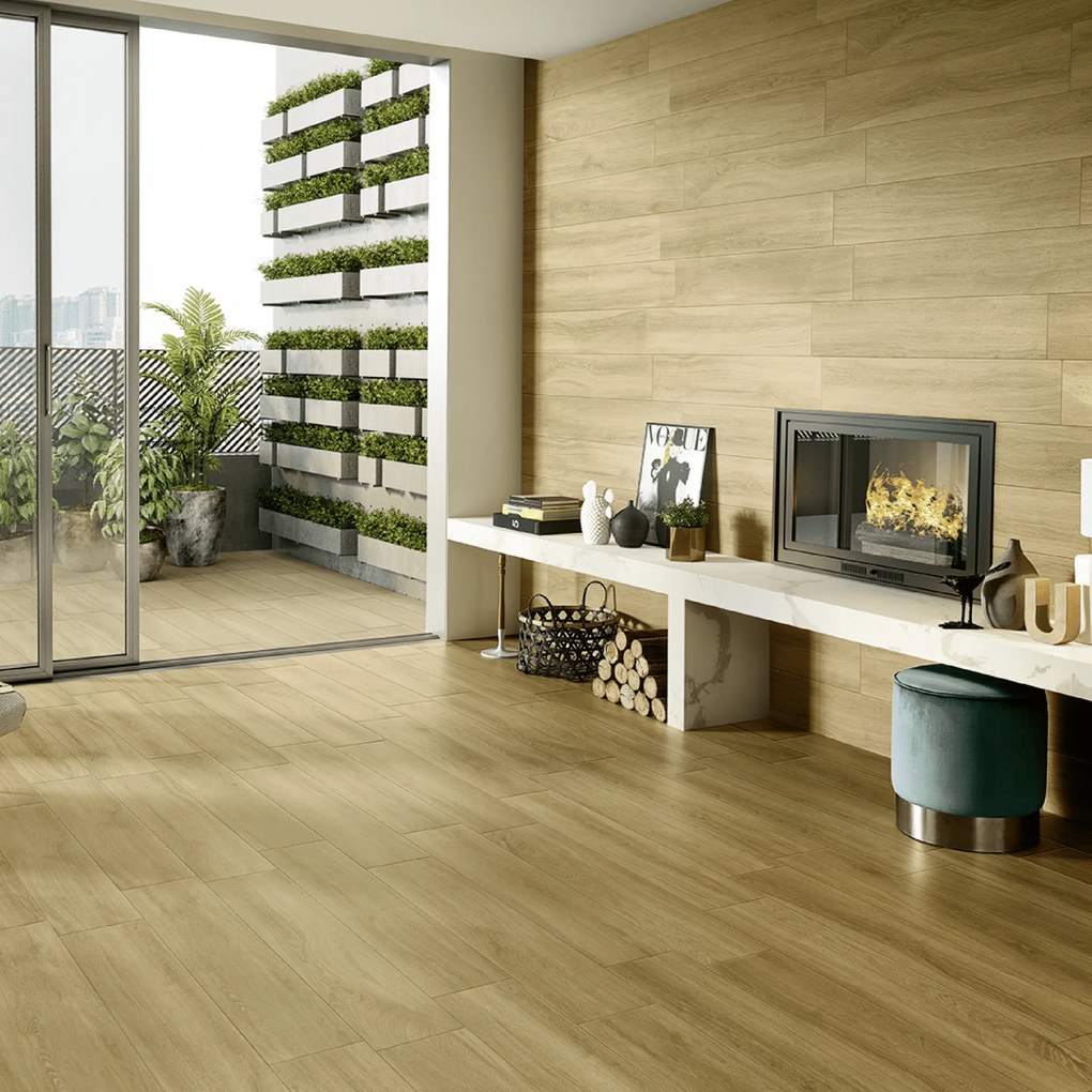 Love Ceramics Tiles Rettificato 20x100 "Timber" Beige