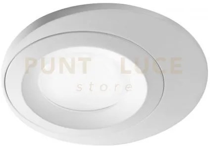 Gfa1200- faretto incasso 1 luce liscio bianco in alluminio tondo d....