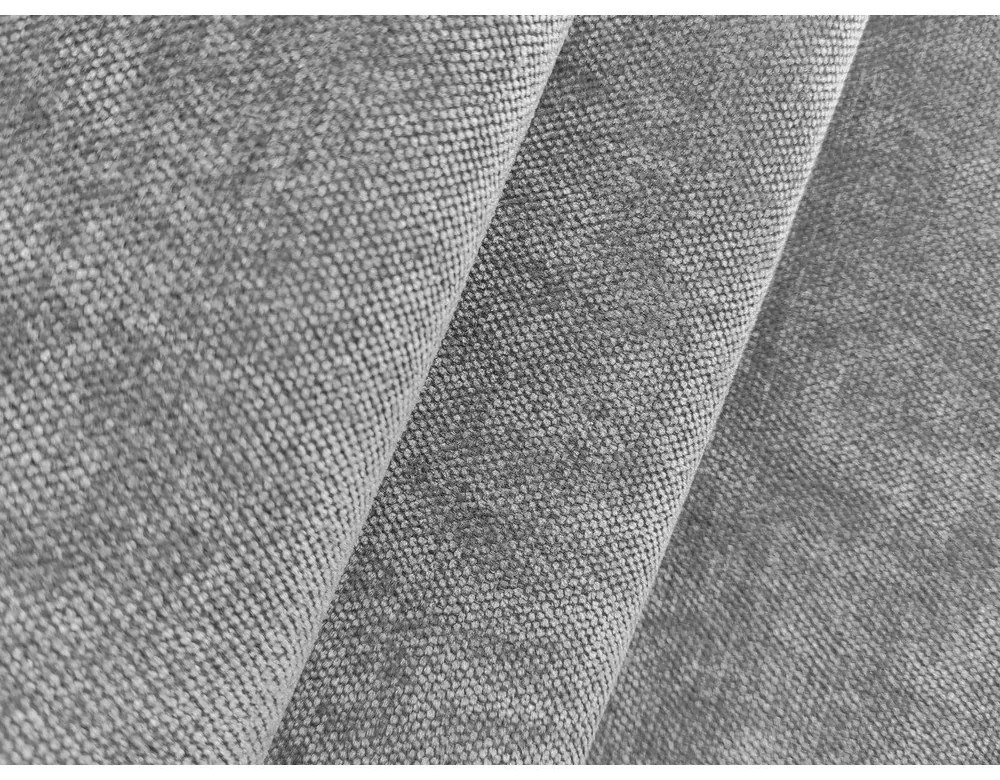 Divano angolare grigio chiaro allungabile (con penisola a sinistra/con chaise lounge) con rivestimento in ciniglia Leila – Makamii