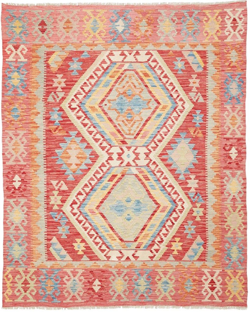 Kilim Tappeto 150 x 190 (Pakistan) Tessuto A Mano