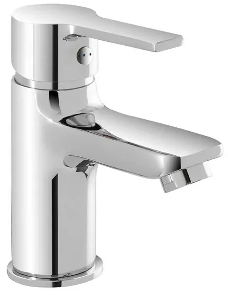 Rubinetto per lavabo cromato in ottone con piletta automatica Prima