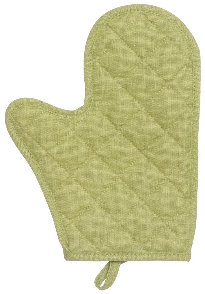 Guanto da forno trapuntato, in cotone e fibra, da 28X21 cm