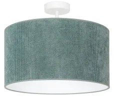 Duolla - Lampadario a plafone CORDUROY 1xE27/15W/230V diametro 40 cm azzurro