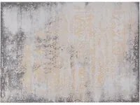 Tappeto 150x80 cm Argentella oro e marrone