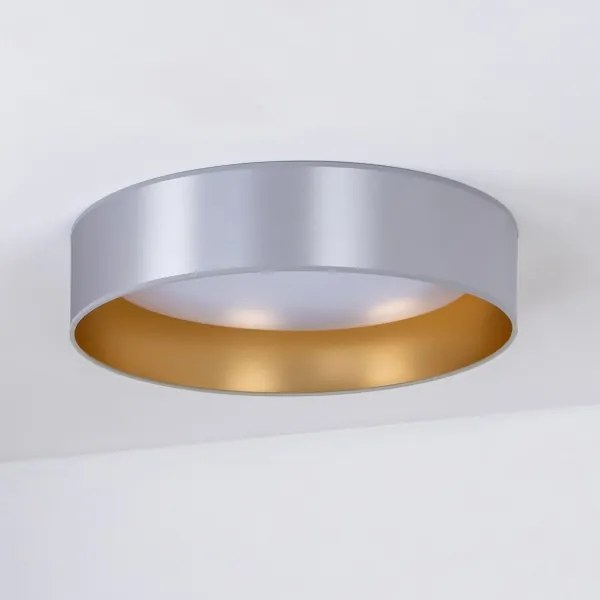 Duolla - Plafoniera LED ROLLER LED/24W/230V diametro 45 cm argento/oro