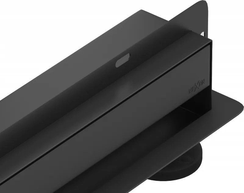 Mexen Flat Wall scarico lineare a parete 2 in 1 90 cm, nero - 1730090