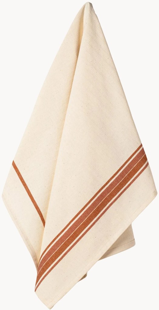 Set di 2 strofinacci da cucina in cotone French Stripes