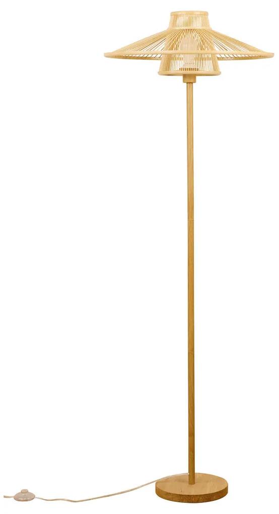 Lampada da Terra DKD Home Decor Bambù (56 x 56 x 163 cm)