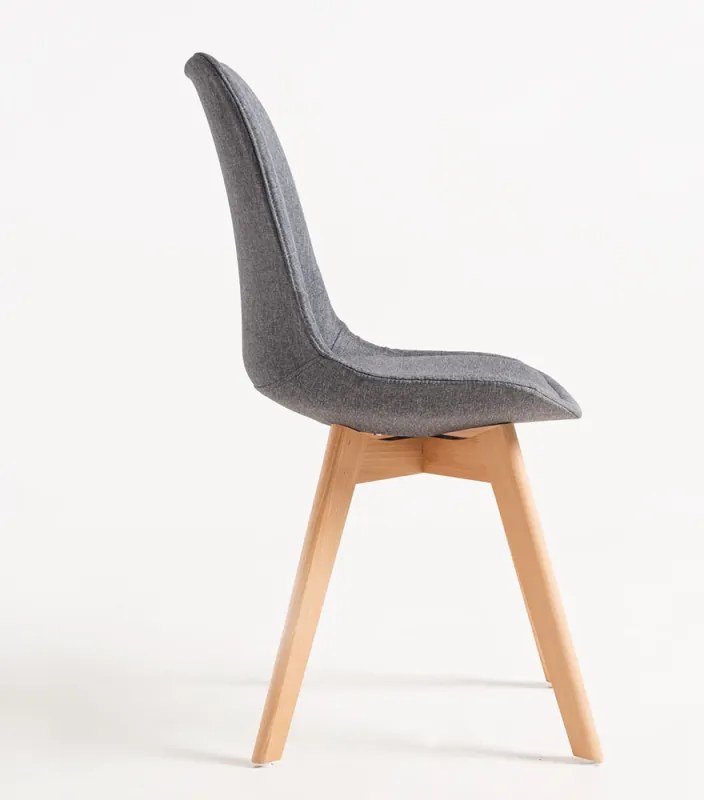 Sedia Synk Tessuto - Grigio scuro