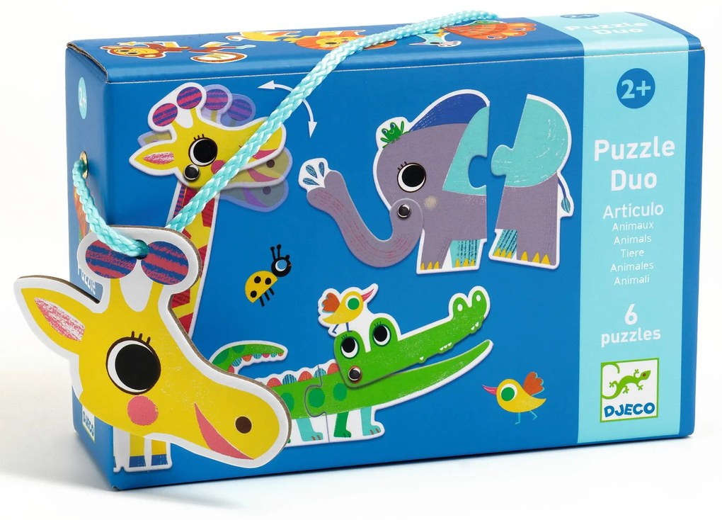 Puzzle Duo - Animali mobili