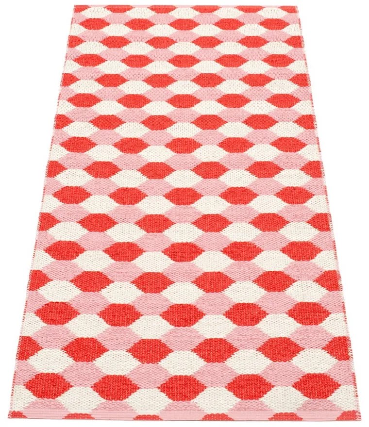 Passatoia da interno/esterno rossa 70x160 cm Dana Coral – Pappelina