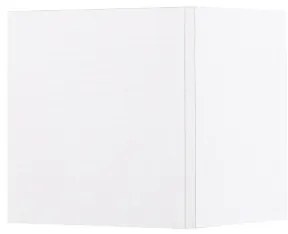 Pensile cubotto sospeso con anta Bianco Frassino 30x30 cm