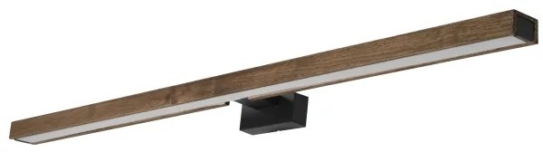 Brilagi-Illuminazione a LED per specchi da bagno WOODY MIRROR LED/15W/230V IP44 quercia/nero