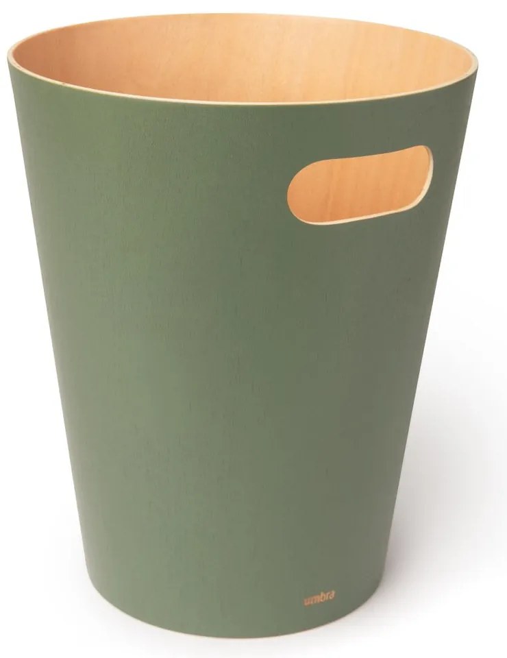 Cestino per la spazzatura verde 7,5 l Woodrow – Umbra