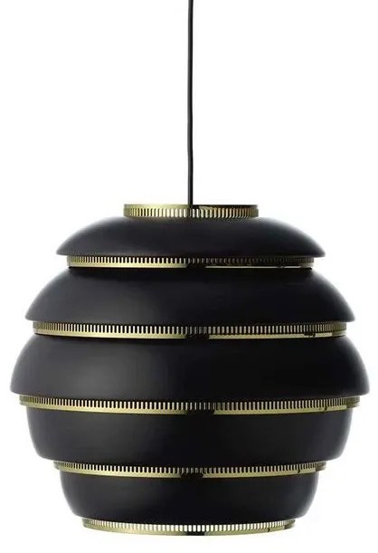 A331 Beehive Lampada a Sospensione Nero/Ottone - Artek