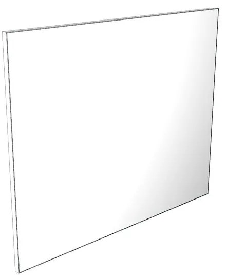 specchiera filo lucido rettangolare 140 x 112.5 cm