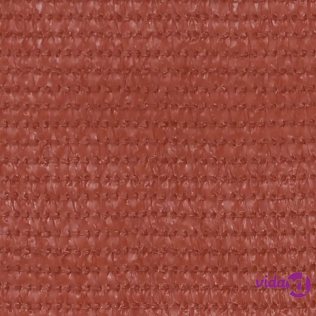 vidaXL Paravento da Balcone Terracotta 120x400 cm in HDPE