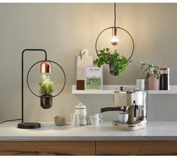 Paulmann 79746 - 1xGU10/20W Lampada da tavolo FANJA 230V fumé