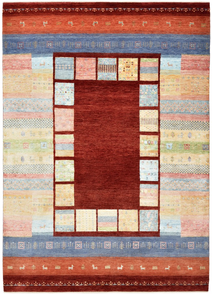 Loribaft Tappeto 240 x 180 (Indian) Annodato A Mano