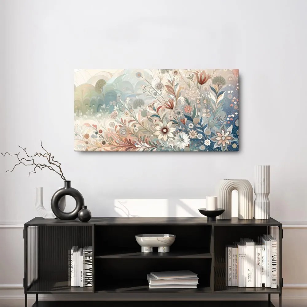 Quadro su tela – Composizione floreale stilizzata