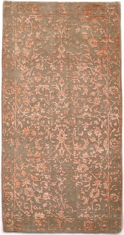 Neo Tappeto 140x70 Marrone (Indian) Annodato A Mano