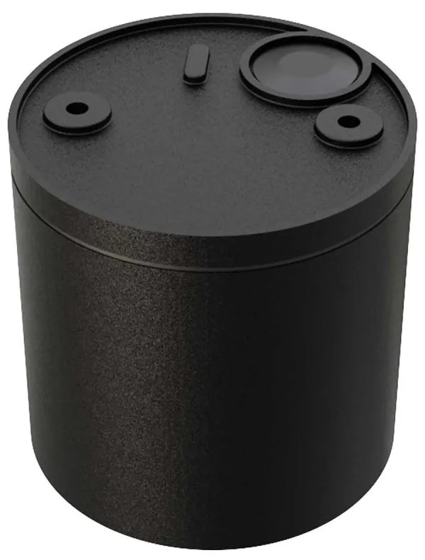 Applique da soffitto IP54 GU10 in Alluminio e Vetro - Nera Colore del corpo Nero