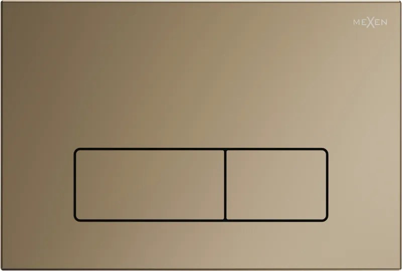 Mexen Fenix 13 pulsante di scarico Slim, oro champagne - 601304