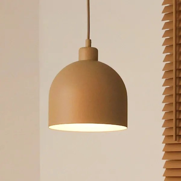 Duolla - Lampada a sospensione su cavo IRONLINE 1xE27/15W/230V Ø 17 cm beige