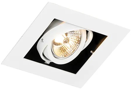 Faretto da incasso moderno bianco orientabile - Oneon 70