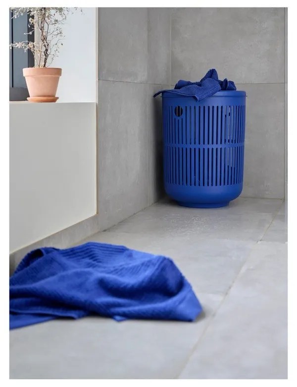 Asciugamano in cotone blu 70x140 cm Indigo - Zone