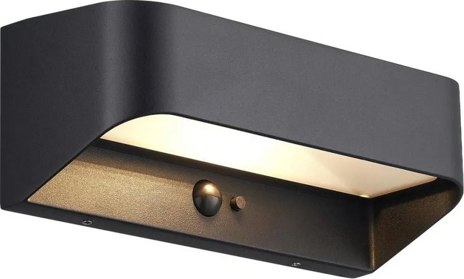 Nordlux - Lampada solare LED con sensore MARCELLIO LED/5W/5V IP54 nero